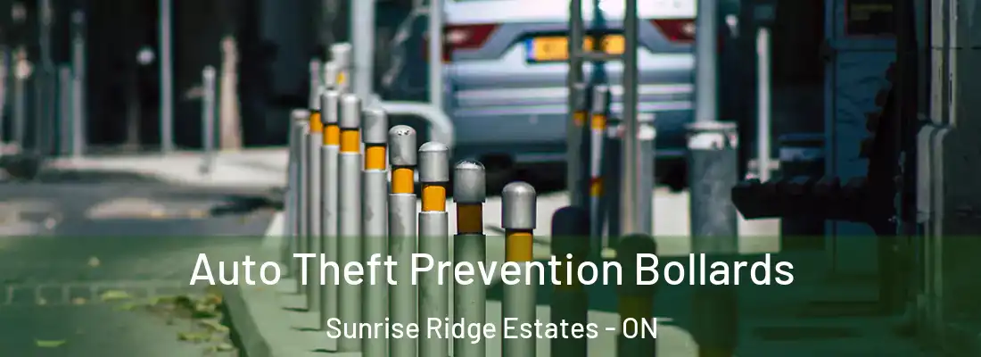  Auto Theft Prevention Bollards Sunrise Ridge Estates - ON