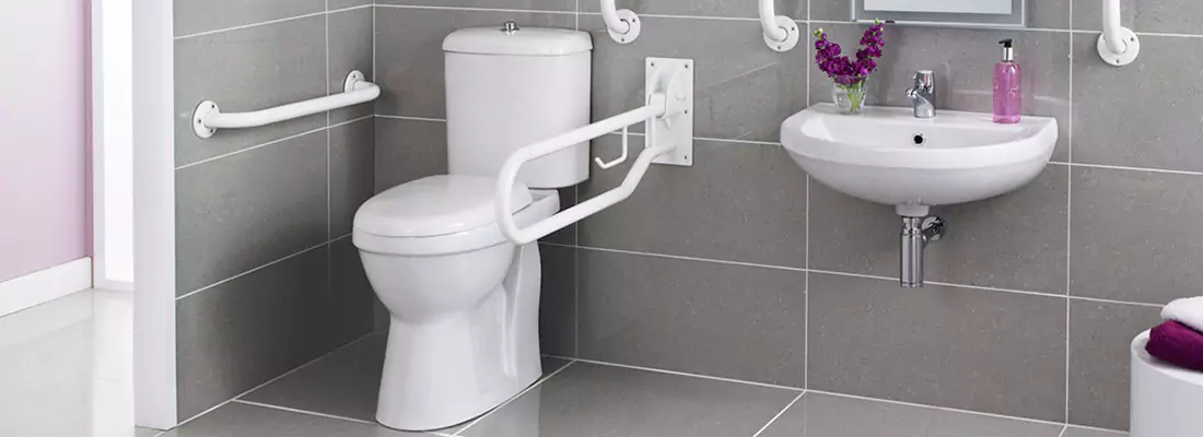 Modern Handicap Bathroom Solutions with Safety Features in Nickeldale, ON
